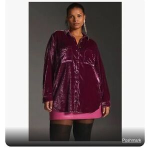 Pilcro velvet button down